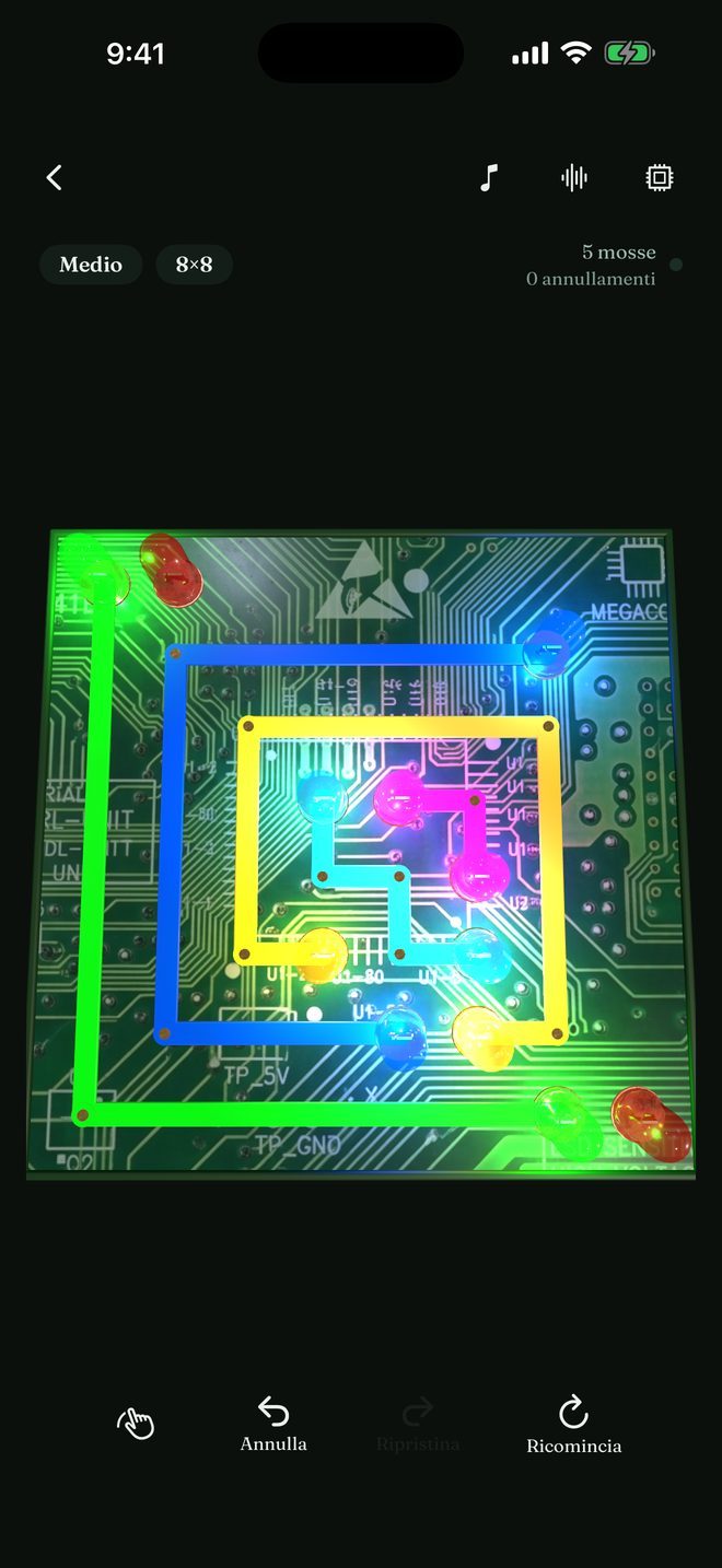 Quiet Circuits — Un tranquillo puzzle di coppie da collegare