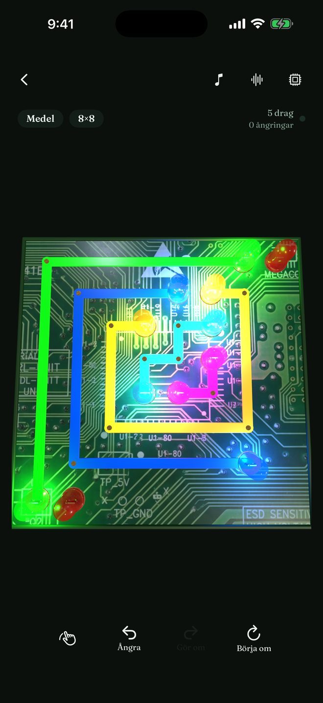 Quiet Circuits — Ett stilla para-ihop-pussel