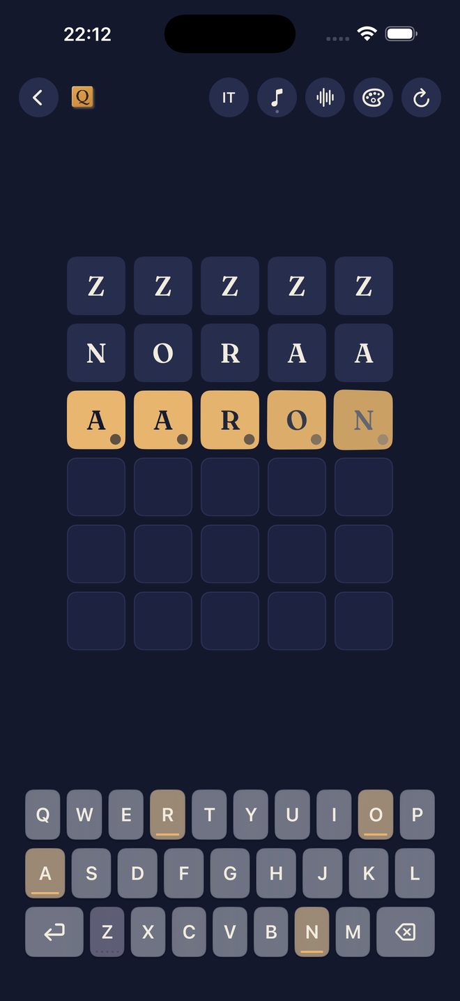 Quiet Letters — Un tranquillo gioco di parole quotidiano